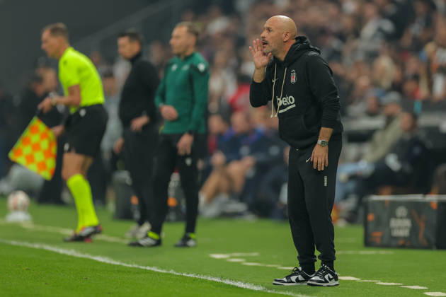 2026-10-22 Besiktas JK v Crystal Palace FC - UEFA Europa League 2026 27 League Phase MD3 ISTANBUL, TURKEY - OCTOBER 22: Coach Vincenzo Italiano of Besiktas JK during the UEFA Europa League 2026 27 League Phase MD3 match between Besiktas JK and Crystal Palace FC at Tupras Stadium on October 22, 2026 in Istanbul, Turkey. (Photo by BSR Agency) Istanbul Turkey Content not available for redistribution in The Netherlands directly or indirectly through any third parties. Copyright: xBSRxAgencyx
