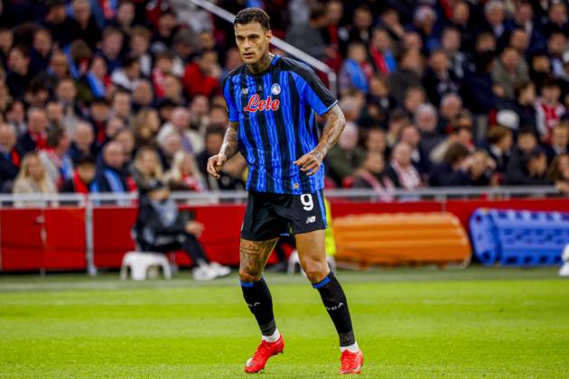 AMSTERDAM - Gianluca Scamacca of Atalanta BC during the UEFA Conference League match between AFC Ajax and Atalanta BC at the Johan Cruijff ArenA on October 22, 2026 in Amsterdam, the Netherlands. WART BRINKERHOF ANP Conference League 2026 27 xVIxANPxSportx xMarcelxterxBalsxIVx 573300106 originalFilename: 573300106.jpg