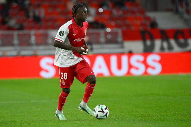 FOOTBALL : AS Monaco VS SC Freiburg - UEFA Conference League - 22 10 2026 Mamadou Coulibaly (ASM) - UEFA Conference League match between AS Monaco and SC Freiburg on October 22, 2026 at the Louis II Stadium in Monaco. MonacoMonaco  Copyright: xWilliamxCannarellax