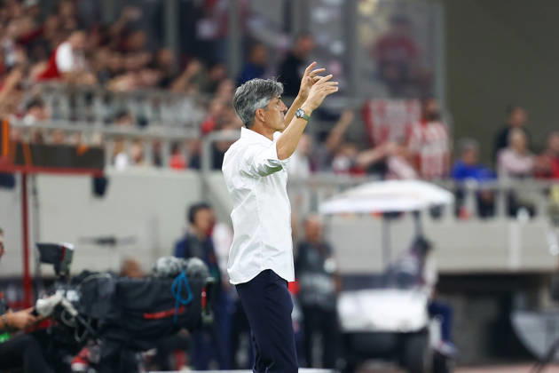 Olympiacos F.C. v AC Sparta Prague UEFA Europa League Imanol Alguacil Manager of Olympiacos F.C. during the UEFA Europa League match at Karaiskakis Stadium, Piraeus 22 10 2026 UK Newspapers OUT Copyright: xYannisxHalasx FIL-24108-0054