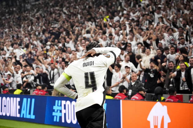 Besiktas v Crystal Palace - UEFA Europa League ISTANBUL, TURKIYE - OCTOBER 22: Wilfred Ndidi (4) of Besiktas celebrates after a goal during the UEFA Europa League match between Besiktas and Crystal Palace at Tupras Stadium in Istanbul, Turkiye on October 22, 2026. Beyza Comert Anadolu Istanbul Turkey. Editorial use only. Please get in touch for any other usage.  Copyright: x2026xAnadoluxBeyzaxComertx