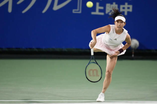 WTA, Tennis Damen Kinoshita Group Japan Open - Day 4 Miyu Kato of Japan plays with partner Hao-Ching Chan of Chinese Taipei during their semi-final doubles match against Jesika Maleckova and Miriam Skoch of the Czech Republic at the 2026 Kinoshita Group Japan Open Women s tennis tournament at Utsubo Tennis Center in Osaka, Japan, on October 22, 2026. Osaka Japan  Copyright: xOwenxHammondx originalFilename:hammond-2026kino261022_np0Qp.jpg