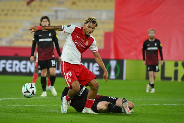 FOOTBALL : AS Monaco VS SC Freiburg - UEFA Conference League - 22 10 2026 Paris Brunner (ASM) - UEFA Conference League match between AS Monaco and SC Freiburg on October 22, 2026 at the Louis II Stadium in Monaco. MonacoMonaco  Copyright: xWilliamxCannarellax