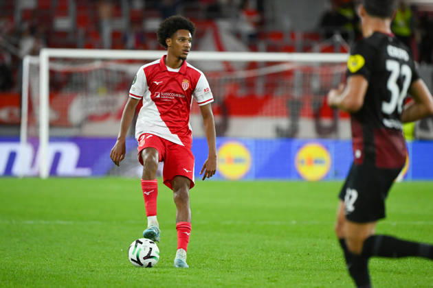 FOOTBALL : AS Monaco VS SC Freiburg - UEFA Conference League - 22 10 2026 Edan Diop (ASM) - UEFA Conference League match between AS Monaco and SC Freiburg on October 22, 2026 at the Louis II Stadium in Monaco. MonacoMonaco  Copyright: xWilliamxCannarellax