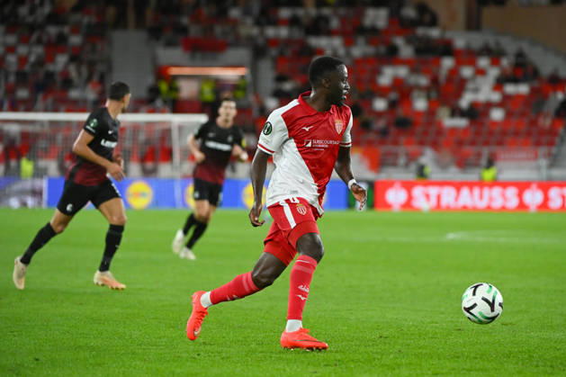 FOOTBALL : AS Monaco VS SC Freiburg - UEFA Conference League - 22 10 2026 Jordan Teze (ASM) - UEFA Conference League match between AS Monaco and SC Freiburg on October 22, 2026 at the Louis II Stadium in Monaco. MonacoMonaco  Copyright: xWilliamxCannarellax