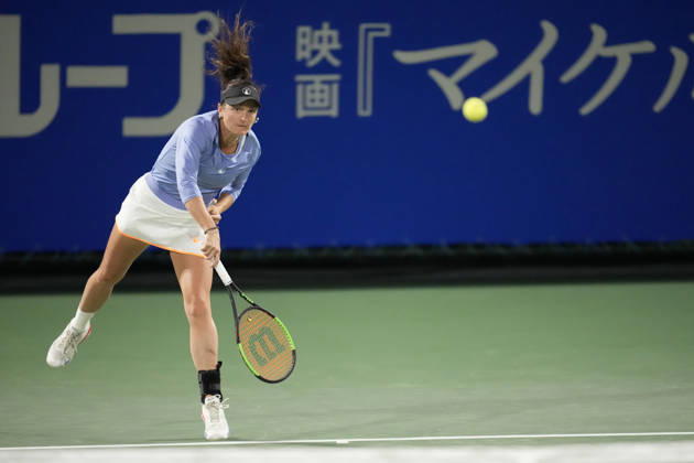 WTA, Tennis Damen Kinoshita Group Japan Open - Day 4 Jesika Maleckova of the Czech Republic plays with partner Miriam Skoch of the Czech Republic during their semi-final doubles match against Hao-Ching Chan of Chinese Taipei and Miyu Kato of Japan at the 2026 Kinoshita Group Japan Open Women s tennis tournament at Utsubo Tennis Center in Osaka, Japan, on October 22, 2026. Osaka Japan  Copyright: xOwenxHammondx originalFilename:hammond-2026kino261022_npgG9.jpg