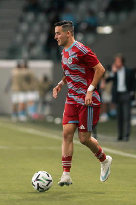 October 22, 2026, Limassol, Limassol, CYPRUS: RAKI AOUANI 7 of Riga in action during the Conference League Matchday 2 game between Pafos and Riga at Alpha Mega Stadium in Kolossi,Limassol,Cyprus on 22 of October 2026. Limassol CYPRUS - ZUMAk195 20261022_znp_k195_048 Copyright: xXenophonxKarakalosx
