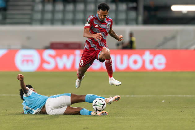 October 22, 2026, Limassol, Limassol, CYPRUS: IAGO SIQUEIRA 8 of Riga in action during the Conference League Matchday 2 game between Pafos and Riga at Alpha Mega Stadium in Kolossi,Limassol,Cyprus on 22 of October 2026. Limassol CYPRUS - ZUMAk195 20261022_znp_k195_049 Copyright: xXenophonxKarakalosx
