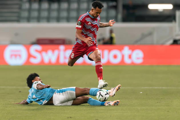 October 22, 2026, Limassol, Limassol, CYPRUS: IAGO SIQUEIRA 8 of Riga in action during the Conference League Matchday 2 game between Pafos and Riga at Alpha Mega Stadium in Kolossi,Limassol,Cyprus on 22 of October 2026. Limassol CYPRUS - ZUMAk195 20261022_znp_k195_050 Copyright: xXenophonxKarakalosx