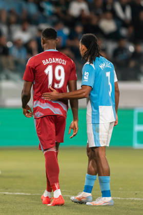 October 22, 2026, Limassol, Limassol, CYPRUS: MUHAMMED BADAMOSI 19 of Riga during the Conference League Matchday 2 game between Pafos and Riga at Alpha Mega Stadium in Kolossi,Limassol,Cyprus on 22 of October 2026. Limassol CYPRUS - ZUMAk195 20261022_znp_k195_051 Copyright: xXenophonxKarakalosx