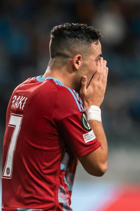 October 22, 2026, Limassol, Limassol, CYPRUS: RAKI AOUANI 7 of Riga react during the Conference League Matchday 2 game between Pafos and Riga at Alpha Mega Stadium in Kolossi,Limassol,Cyprus on 22 of October 2026. Limassol CYPRUS - ZUMAk195 20261022_znp_k195_052 Copyright: xXenophonxKarakalosx