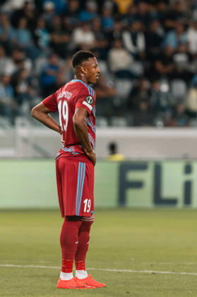 October 22, 2026, Limassol, Limassol, CYPRUS: MUHAMMED BADAMOSI 19 of Riga react during the Conference League Matchday 2 game between Pafos and Riga at Alpha Mega Stadium in Kolossi,Limassol,Cyprus on 22 of October 2026. Limassol CYPRUS - ZUMAk195 20261022_znp_k195_055 Copyright: xXenophonxKarakalosx
