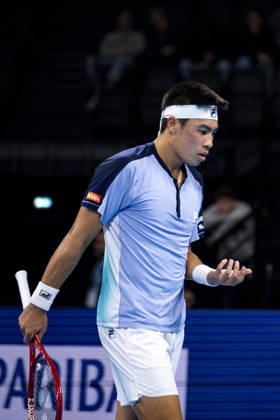 TENNIS : ATP, Tennis Herren 250 - Grand Prix Tennis AURA - Decines (France) 22 10 2026 Brandon Nakashima qualifies for the quarterfinals during the tournament of the Auvergne Rhône-Alpes Grand Prix at the LDLC Arena in Décines on October 22, 2026. Photo Sandrine Thesillat PsNewZ  Copyright: xSandrinexTHESILLATx