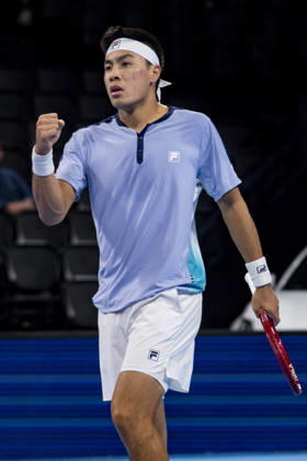 TENNIS : ATP, Tennis Herren 250 - Grand Prix Tennis AURA - Decines (France) 22 10 2026 Brandon Nakashima qualifies for the quarterfinals during the tournament of the Auvergne Rhône-Alpes Grand Prix at the LDLC Arena in Décines on October 22, 2026. Photo Sandrine Thesillat PsNewZ  Copyright: xSandrinexTHESILLATx