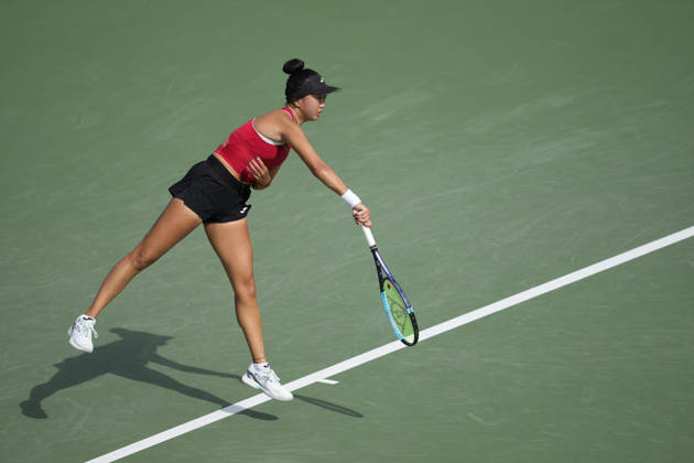 WTA, Tennis Damen Kinoshita Group Japan Open - Day 5 Ann Li of the United States plays during her quarterfinal match against Lilli Tagger of Austria at the 2026 Kinoshita Group Japan Open Women s tennis tournament at Utsubo Tennis Center in Osaka, Japan, on October 23, 2026. Osaka Japan  Copyright: xOwenxHammondx originalFilename:hammond-2026kino261023_np4ls.jpg