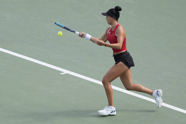 WTA, Tennis Damen Kinoshita Group Japan Open - Day 5 Ann Li of the United States plays during her quarterfinal match against Lilli Tagger of Austria at the 2026 Kinoshita Group Japan Open Women s tennis tournament at Utsubo Tennis Center in Osaka, Japan, on October 23, 2026. Osaka Japan  Copyright: xOwenxHammondx originalFilename:hammond-2026kino261023_npCf4.jpg