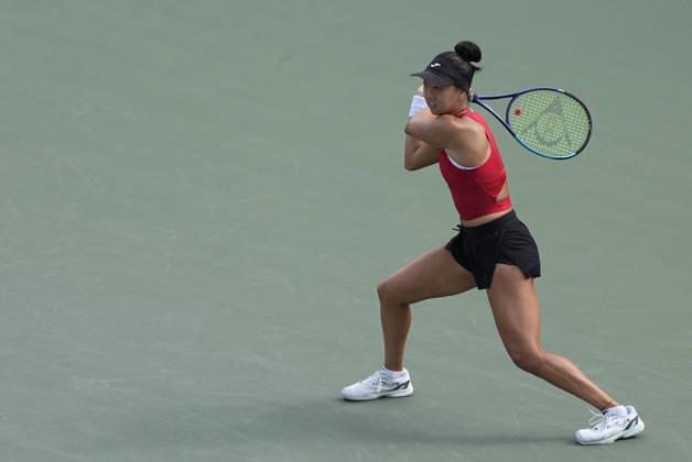WTA, Tennis Damen Kinoshita Group Japan Open - Day 5 Ann Li of the United States plays during her quarterfinal match against Lilli Tagger of Austria at the 2026 Kinoshita Group Japan Open Women s tennis tournament at Utsubo Tennis Center in Osaka, Japan, on October 23, 2026. Osaka Japan  Copyright: xOwenxHammondx originalFilename:hammond-2026kino261023_npfeP.jpg