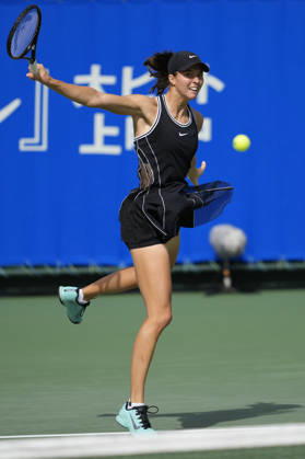 WTA, Tennis Damen Kinoshita Group Japan Open - Day 5 Lilli Tagger of Austria plays during her quarterfinal match against Ann Li of the United States at the 2026 Kinoshita Group Japan Open Women s tennis tournament at Utsubo Tennis Center in Osaka, Japan, on October 23, 2026. Osaka Japan  Copyright: xOwenxHammondx originalFilename:hammond-2026kino261023_npLk8.jpg