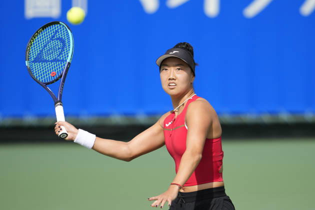 WTA, Tennis Damen Kinoshita Group Japan Open - Day 5 Ann Li of the United States plays during her quarterfinal match against Lilli Tagger of Austria at the 2026 Kinoshita Group Japan Open Women s tennis tournament at Utsubo Tennis Center in Osaka, Japan, on October 23, 2026. Osaka Japan  Copyright: xOwenxHammondx originalFilename:hammond-2026kino261023_npS9b.jpg
