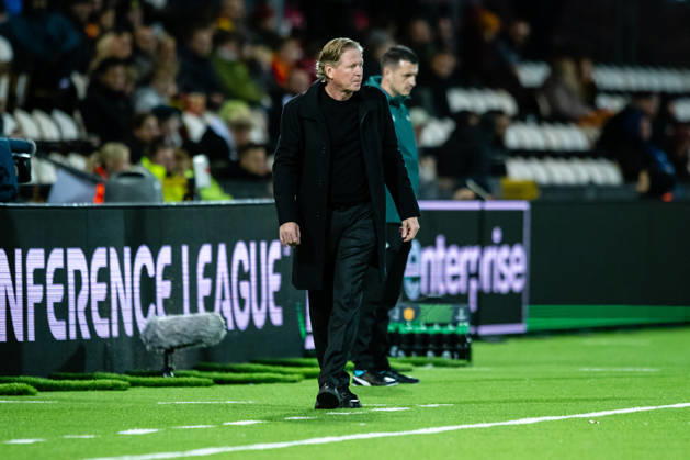 FC Nordsjaelland v CSKA Sofia, UEFA Conference League, Farum, Denmark Farum, Denmark. 22nd, October 2026. Head coach Markus Gisdol of CSKA Sofia seen during the UEFA Conference League match between FC Nordsjaelland and CSKA Sofia at Right to Dream Park in Farum. Danmark, Farum, Right to Dream Park  Copyright: xGonzalesxPhoto TobiasxJorgensenx