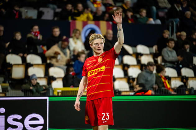 FC Nordsjaelland v CSKA Sofia, UEFA Conference League, Farum, Denmark Farum, Denmark. 22nd, October 2026. Runar Norheim (23) of FC Nordsjaelland seen during the UEFA Conference League match between FC Nordsjaelland and CSKA Sofia at Right to Dream Park in Farum. Danmark, Farum, Right to Dream Park  Copyright: xGonzalesxPhoto TobiasxJorgensenx
