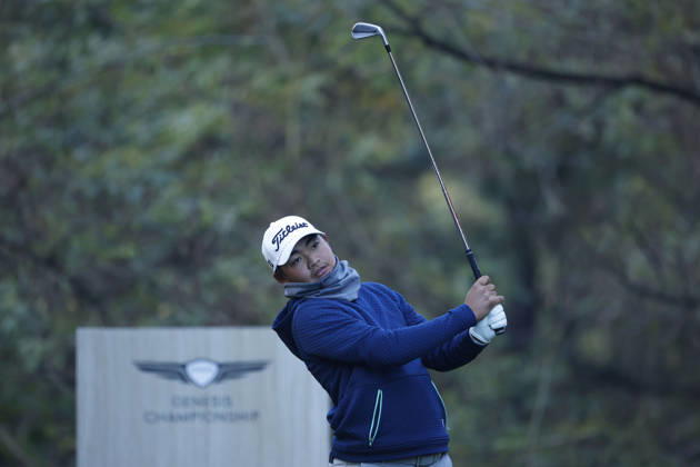 October 23, 2026, Cheonan, Chungnam, SOUTH KOREA: Oct 23, 2026-Cheonan, South Korea-Kazuma KOBORI of New Zealand Driver Shot on 4th Tee during a DP World Tour Genesis Championship at Woo Jeong Hills CC in Cheonan, South Korea. Cheonan SOUTH KOREA - ZUMAr168 20261023_aap_r168_002 Copyright: xRyuxSeung-Ilx