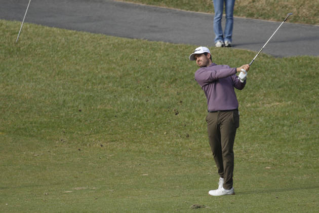 October 23, 2026, Cheonan, Chungnam, SOUTH KOREA: Oct 23, 2026-Cheonan, South Korea-Brandon KEWALRAMANI of United States Second Shot on 6th Green during a DP World Tour Genesis Championship at Woo Jeong Hills CC in Cheonan, South Korea. Cheonan SOUTH KOREA - ZUMAr168 20261023_aap_r168_005 Copyright: xRyuxSeung-Ilx