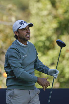 October 23, 2026, Cheonan, Chungnam, SOUTH KOREA: Oct 23, 2026-Cheonan, South Korea-Sebastian GARCIA of Spain Driver Shot on 8th Tee during a DP World Tour Genesis Championship at Woo Jeong Hills CC in Cheonan, South Korea. Cheonan SOUTH KOREA - ZUMAr168 20261023_aap_r168_015 Copyright: xRyuxSeung-Ilx