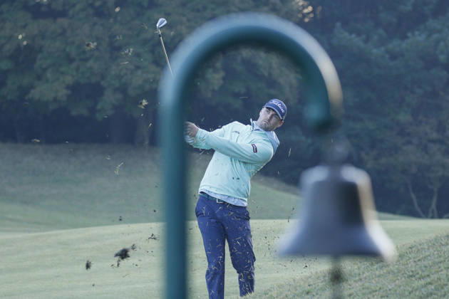 October 23, 2026, Cheonan, Chungnam, SOUTH KOREA: Oct 23, 2026-Cheonan, South Korea-Cameron ADAM of Scotland Second Shot on 1th green during a DP World Tour Genesis Championship at Woo Jeong Hills CC in Cheonan, South Korea. Cheonan SOUTH KOREA - ZUMAr168 20261023_aap_r168_058 Copyright: xRyuxSeung-Ilx