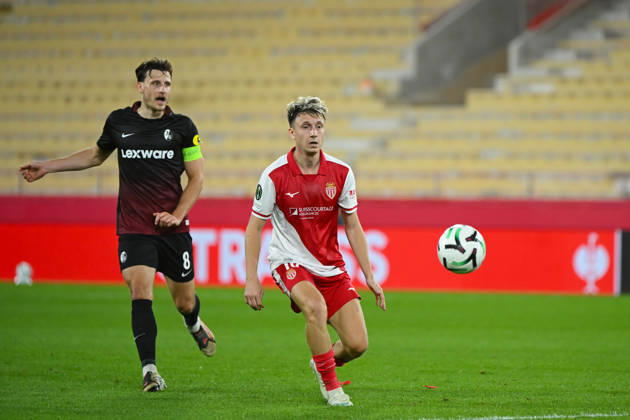 FOOTBALL : AS Monaco VS SC Freiburg - UEFA Conference League - 22 10 2026 Aleksandr Golovin (ASM) - UEFA Conference League match between AS Monaco and SC Freiburg on October 22, 2026 at the Louis II Stadium in Monaco. MonacoMonaco  Copyright: xWilliamxCannarellax