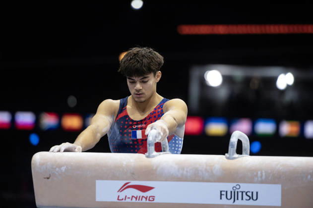 Rotterdam The Netherlands 23rd October 2026 World Championships artistic gymnastics. Pommel Horse Anthony Mansard (FRA) turnen