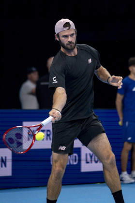 TENNIS : ATP, Tennis Herren 250 - Grand Prix Tennis AURA - Decines (France) 23 10 2026 Corentin MOUTET (FRA) vs Tommy PAUL (USA) during the tournament of the Auvergne Rhône-Alpes Grand Prix at the LDLC Arena in Décines on October 23, 2026. Photo Sandrine Thesillat PsNewZ  Copyright: xSandrinexTHESILLATx
