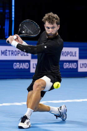 TENNIS : ATP, Tennis Herren 250 - Grand Prix Tennis AURA - Decines (France) 23 10 2026 Corentin MOUTET (FRA) vs Tommy PAUL (USA) during the tournament of the Auvergne Rhône-Alpes Grand Prix at the LDLC Arena in Décines on October 23, 2026. Photo Sandrine Thesillat PsNewZ  Copyright: xSandrinexTHESILLATx
