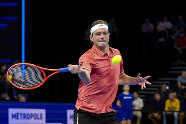 TENNIS : ATP, Tennis Herren 250 - Grand Prix Tennis AURA - Decines (France) 23 10 2026 Daniel ALTMAIER (GER) vs Taylor FRITZ (USA) during the tournament of the Auvergne Rhône-Alpes Grand Prix at the LDLC Arena in Décines on October 23, 2026. Photo Sandrine Thesillat PsNewZ  Copyright: xSandrinexTHESILLATx