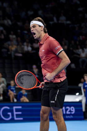 TENNIS : ATP, Tennis Herren 250 - Grand Prix Tennis AURA - Decines (France) 23 10 2026 Daniel ALTMAIER (GER) vs Taylor FRITZ (USA) during the tournament of the Auvergne Rhône-Alpes Grand Prix at the LDLC Arena in Décines on October 23, 2026. Photo Sandrine Thesillat PsNewZ  Copyright: xSandrinexTHESILLATx