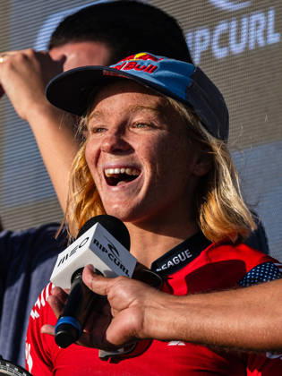 October 23, 2026, Peniche, Leiria, Portugal: Caitlin Simmers during the final of Meo Rip Curl Pro Portugal at Praia dos Supertubos on October 23, 2026 in Peniche, Portugal. Peniche Portugal - ZUMAs391 20261023_znp_s391_016 Copyright: xCarlosxSilvax
