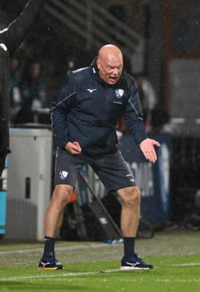 Trainer Uwe Rösler (VfL Bochum) 23.10.2026, Fussball 2. Bundesliga, Saison 2026 2027, 9. Spieltag, VfL Bochum - VfL Wolfsburg DFL regulations prohibit any use of photographs as image sequences and or quasi-video Bochum Vonovia Ruhrstadion Nordrhein Westfalen Deutschland