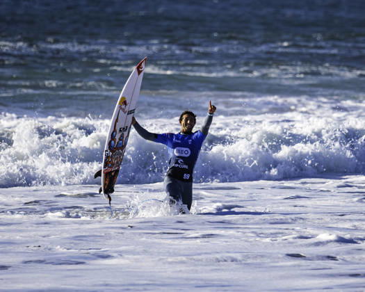 October 23, 2026, Peniche, Leiria, Portugal: Griffin Colapinto celebrates after winning the Final of the World Surf League - MEO Rip Curl Pro Portugal at Supertubos Beach on October 23, 2026, in Peniche, Portugal. Peniche Portugal - ZUMAr200 20261023_zsp_r200_034 Copyright: xNunoxReisinhox