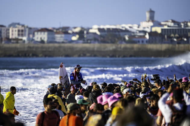 October 23, 2026, Peniche, Leiria, Portugal: Griffin Colapinto celebrates after winning the Final of the World Surf League - MEO Rip Curl Pro Portugal at Supertubos Beach on October 23, 2026, in Peniche, Portugal. Peniche Portugal - ZUMAr200 20261023_zsp_r200_037 Copyright: xNunoxReisinhox