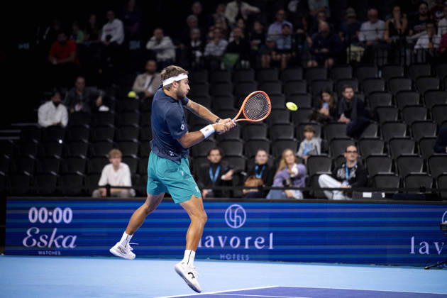 TENNIS : ATP, Tennis Herren 250 - Grand Prix Tennis AURA - Decines (France) 23 10 2026 Flavio COBOLLI (ITA)vs Brandon NAKASHIMA (USA) during the tournament of the Auvergne Rhône-Alpes Grand Prix at the LDLC Arena in Décines on October 23, 2026. Photo Sandrine Thesillat PsNewZ  Copyright: xSandrinexTHESILLATx