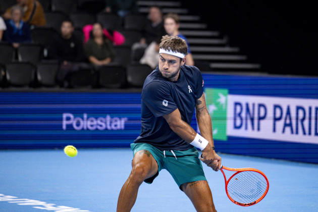 TENNIS : ATP, Tennis Herren 250 - Grand Prix Tennis AURA - Decines (France) 23 10 2026 Flavio COBOLLI (ITA)vs Brandon NAKASHIMA (USA) during the tournament of the Auvergne Rhône-Alpes Grand Prix at the LDLC Arena in Décines on October 23, 2026. Photo Sandrine Thesillat PsNewZ  Copyright: xSandrinexTHESILLATx