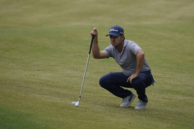 October 24, 2026, Cheonan, Chungnam, SOUTH KOREA: Oct 24, 2026-Cheonan, South Korea-Richard STERNE of South Africa action on 17th green during a DP World Tour Genesis Championship at Woo Jeong hills CC in Cheonan, South Korea. Cheonan SOUTH KOREA - ZUMAr168 20261024_aap_r168_046 Copyright: xRyuxSeung-Ilx