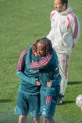 ESP: Real Madrid Training day Yan Diomande of Real Madrid during the training day of Real Madrid ahead the Spanish League, LaLiga EA Sports, football match against FC Barcelona, Barca at Ciudad Deportiva Real Madrid in Valdebebas, Madrid on October 24, 2026, Spain Madrid Spain Copyright: xAgenciaxLOFx