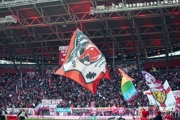 Deutschland: Fussball Bundesliga 2026 2027, 7. Spieltag - RB Leipzig vs SV 07 Elversberg - Red Bull Arena (Leipzig): Zuschauer, Fans, Tribüne...horeographie, Fanchoreo, Copyright: xAymanxAlahmedx