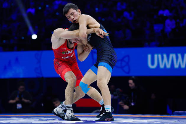 Senior World Championships 55kg GR - Payam Farzad Ahmadi Balootaki (IRI) df. Iskhar Kurbayev (KAZ) Copyright: xKostadinxAndonovx