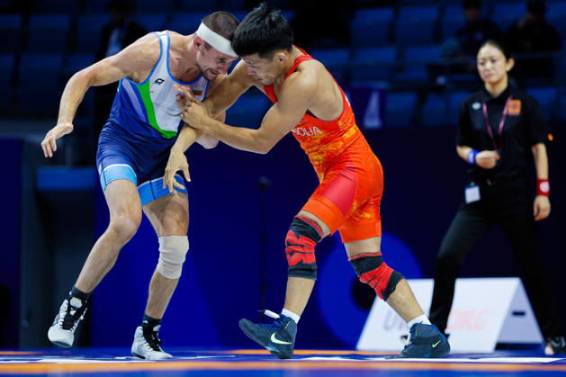 Senior World Championships 55kg GR - Davaabandi Munkh Erdene (MGL) df. Stefan Hristov Grigorov (BUL) Copyright: xKostadinxAndonovx