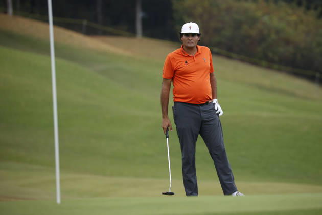 October 25, 2026, Cheonan, Chungnam, SOUTH KOREA: Oct 25, 2026-Cheonan, South Korea-Eugenio CHACARRA of Spain action on 9th Green during a DP World Tour Genesis Championship Final Round at Woo Jeong Hills CC in Cheonan, South Korea. Cheonan SOUTH KOREA - ZUMAr168 20261025_aap_r168_056 Copyright: xRyuxSeung-Ilx