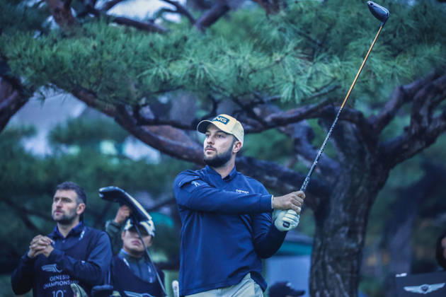 October 25, 2026, Cheonan, Chungnam, SOUTH KOREA: Oct 25, 2026-Cheonan, South Korea-Rocco REPETTO TAYLOR of Spain action on 1th Tee during a DP World Tour Genesis Championship Final Round at Woo Jeong Hills CC in Cheonan, South Korea. Cheonan SOUTH KOREA - ZUMAr168 20261025_aap_r168_055 Copyright: xRyuxSeung-Ilx