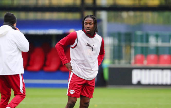 RB Leipzig Training Bundesliga Leipzig, 25.10.2026, RBL Akademie Trainingszentrum, Fussball, Bundesliga , RB Leipzig - Training , Im Bild:Johan Bakayoko ( 11, RB Leipzig) ,