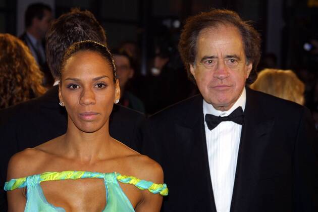 Barbara Becker (GER) und Filmproduzent Arthur Cohn (SUI) anlässlich der Bambi-Verleihung 2002 in Berlin